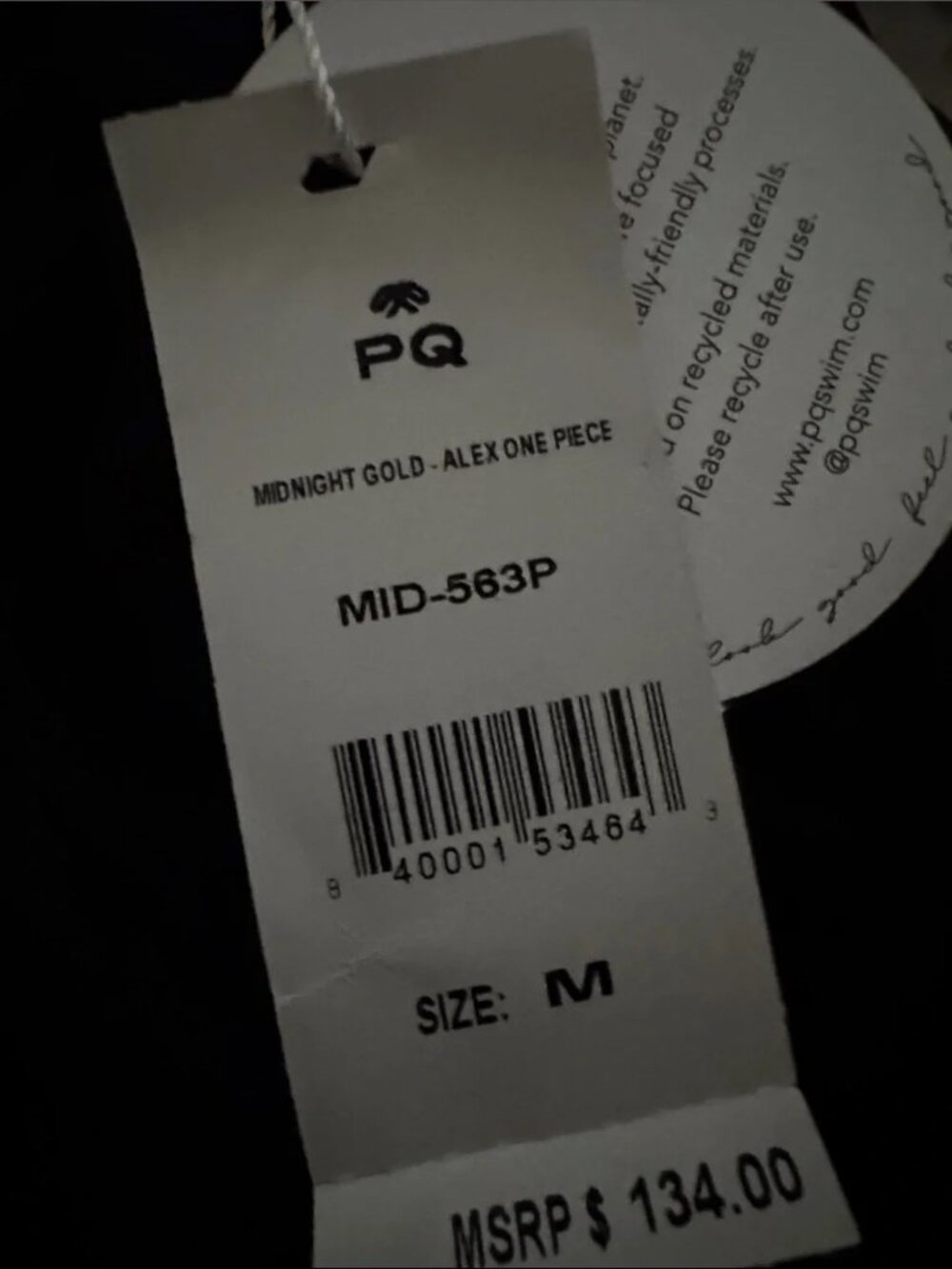 PQ Swim - MIDNIGHT ALEX ONE PIECE SWIMSUIT - Picture 5 of 8
